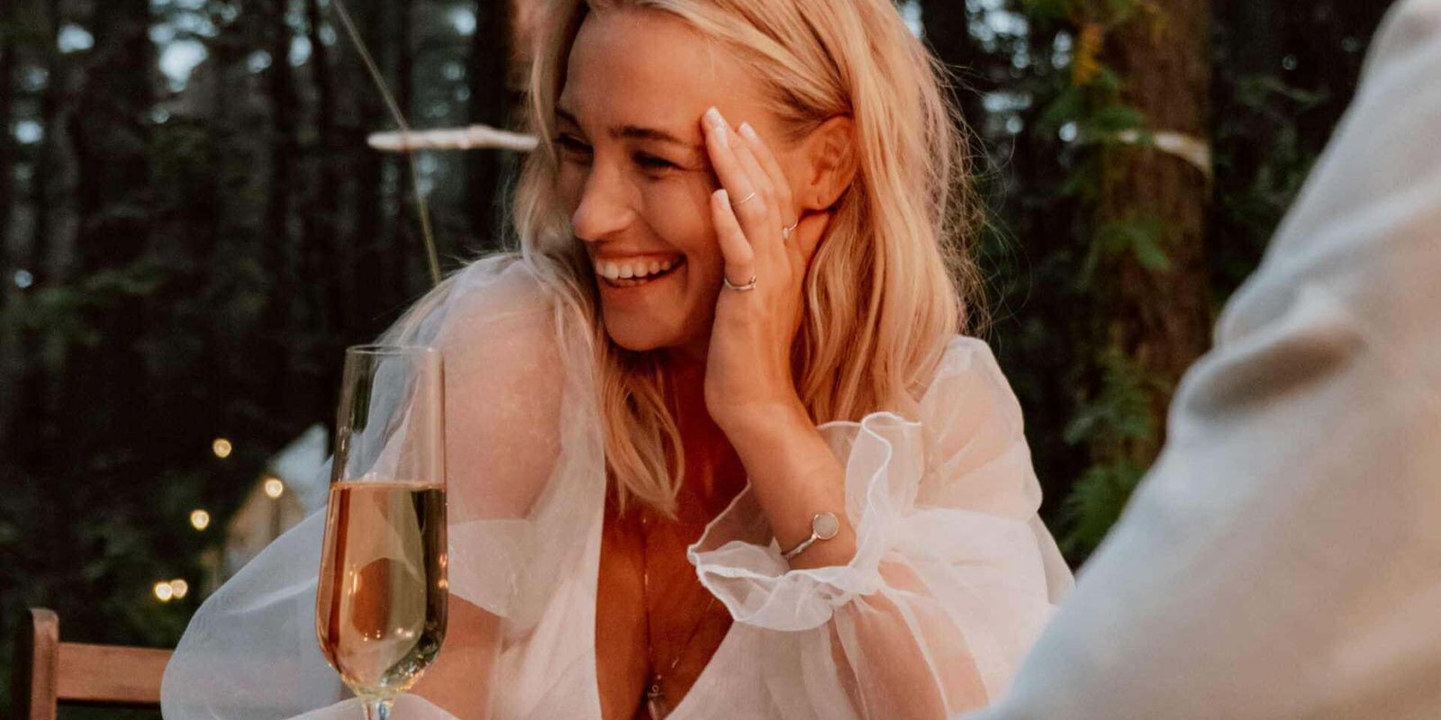 Forest romanic dinner