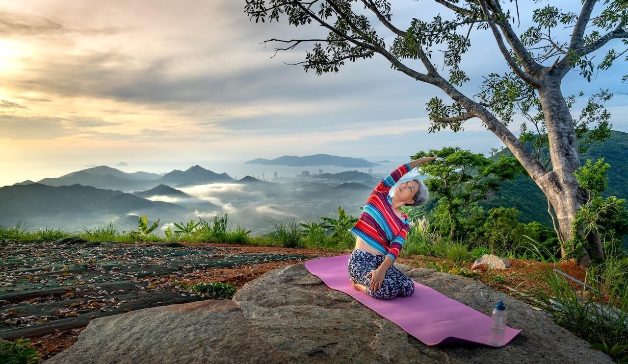 Yoga & Menopausal Hair Health Enhancing Your Well-Being Inside and Out