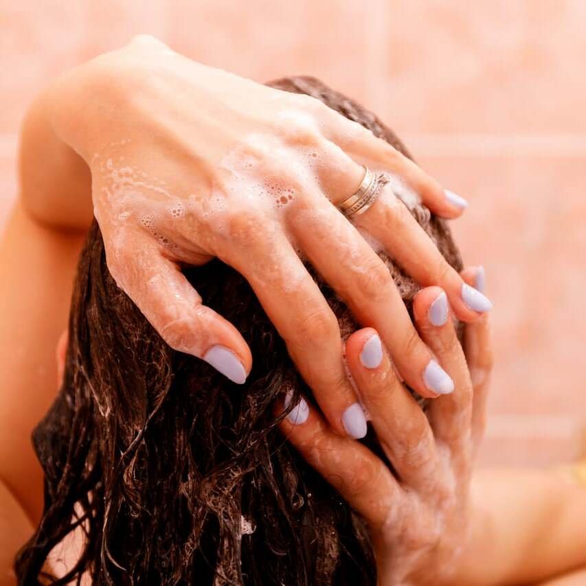 washing hair when shedding scalp care