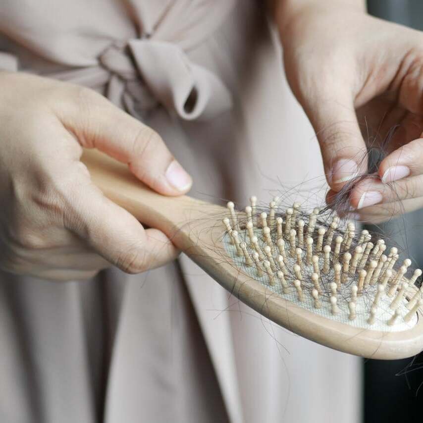 postpartum hair loss new mum hair shedding